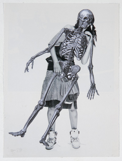 Death and the Maiden, collage, 2006
