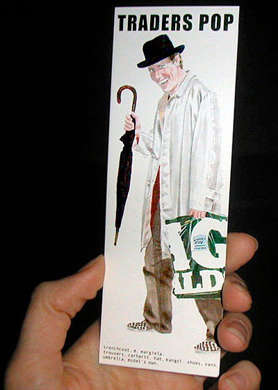 Traders Pop, bookmarks, serie, one of five, flyer & cinema advertisement, Maastricht, 2005